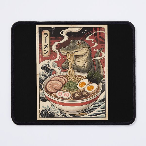 Item preview, Vintage Alligator Ramen Japanese Kawaii Anime Animal Lover designed and sold by TerryConnells.
