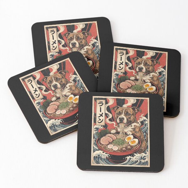 Item preview, Vintage American Staffordshire Terrier Ramen Japanese Kawaii Anime Dog Lover designed and sold by TerryConnells.