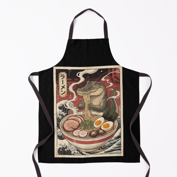 Item preview, Vintage Alligator Ramen Japanese Kawaii Anime Animal Lover designed and sold by TerryConnells.