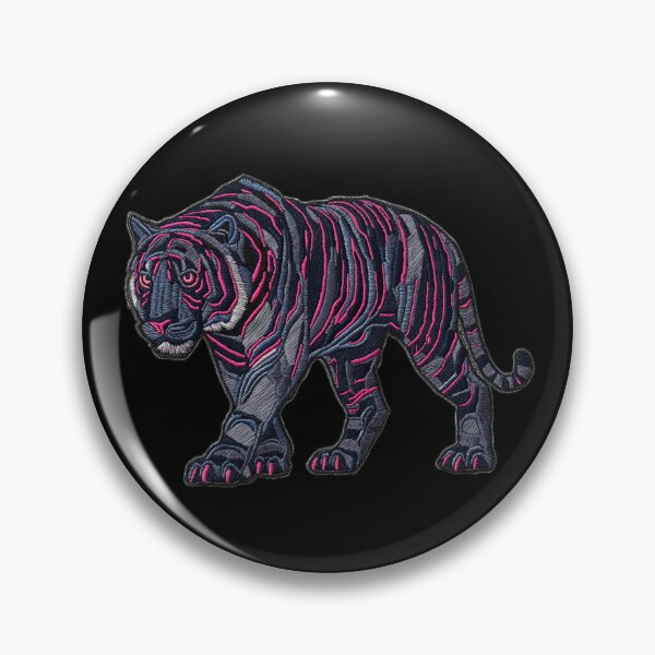 Item preview, Tiger Patch Embroidery Fabric Stitched Patch designed and sold by HappyPatchClub.
