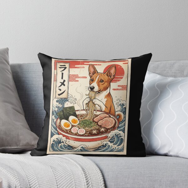 Item preview, Vintage Basenji Ramen Japanese Kawaii Anime Dog Lover designed and sold by TerryConnells.