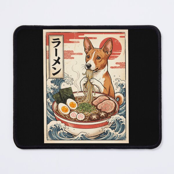 Item preview, Vintage Basenji Ramen Japanese Kawaii Anime Dog Lover designed and sold by TerryConnells.