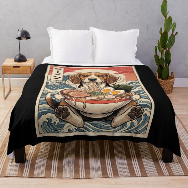 Item preview, Vintage Beagle Ramen Japanese Kawaii Anime Dog Lover designed and sold by TerryConnells.