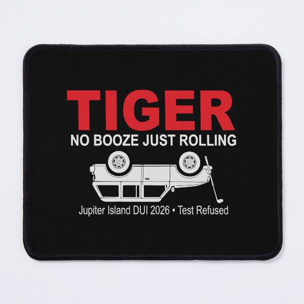 Item preview, Tiger Woods No Booze Just Rolling designed and sold by ArtByGhaada.