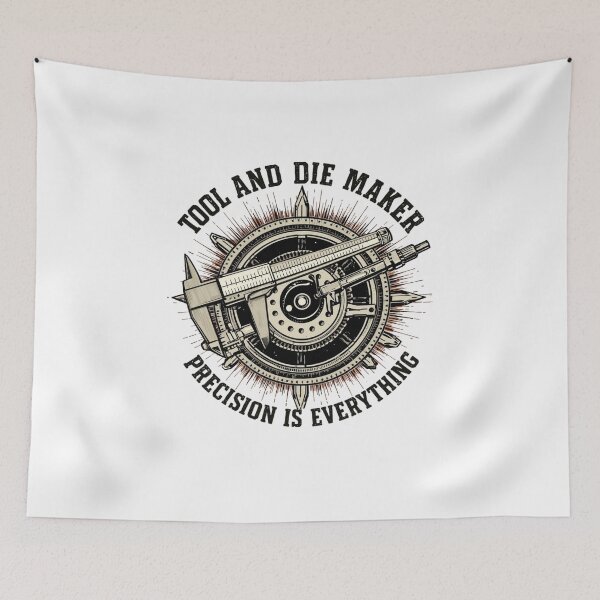 Item preview, Tool And Die Maker – Precision Craft Club designed and sold by KapiPrint.