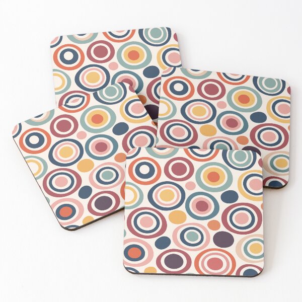Item preview, Mid Century Modern Concentric Circles - Retro Abstract Geometric Pattern designed and sold by Far Out Goods.