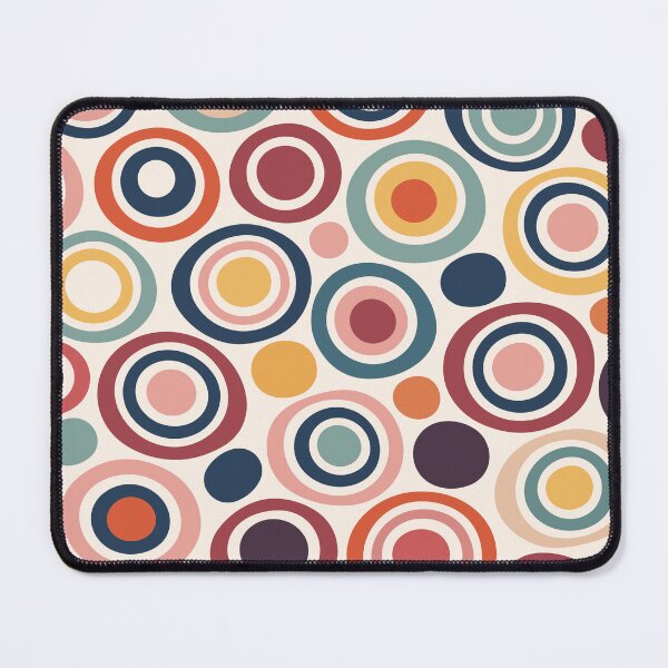 Item preview, Mid Century Modern Concentric Circles - Retro Abstract Geometric Pattern designed and sold by Far Out Goods.