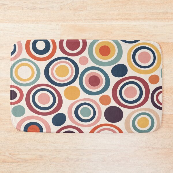 Item preview, Mid Century Modern Concentric Circles - Retro Abstract Geometric Pattern designed and sold by Far Out Goods.