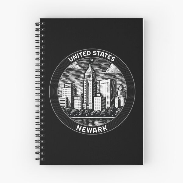 Item preview, Newark USA Linocut Style  designed and sold by Thistle-TShop.