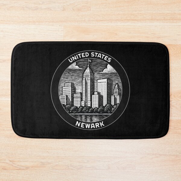 Item preview, Newark USA Linocut Style  designed and sold by Thistle-TShop.