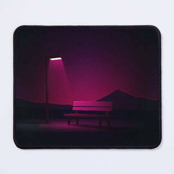 Item preview, Neon Bench Solitude designed and sold by The Longest Morning.
