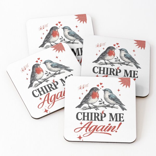 Item preview, Chirp Me Again | Cute Bird Love Quote | Funny Romantic Vintage Design designed and sold by SergeyDigital.