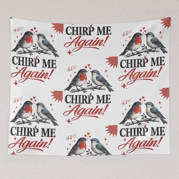 Item preview, Chirp Me Again | Cute Bird Love Quote | Funny Romantic Vintage Design designed and sold by SergeyDigital.