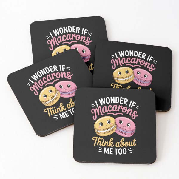 Item preview, I Wonder If Macarons Think About Me Too Macaron  designed and sold by orlodrake.