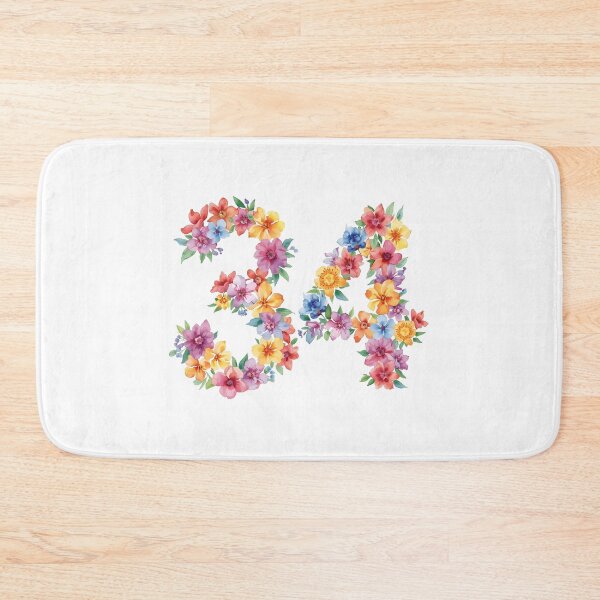 Item preview, 34th birthday flowers  watercolor. designed and sold by uunaa.