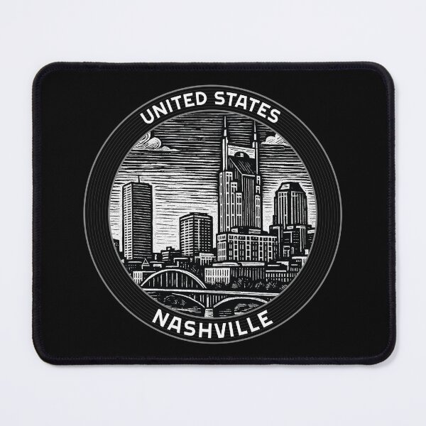 Item preview, Nashville USA Linocut Style  designed and sold by Thistle-TShop.
