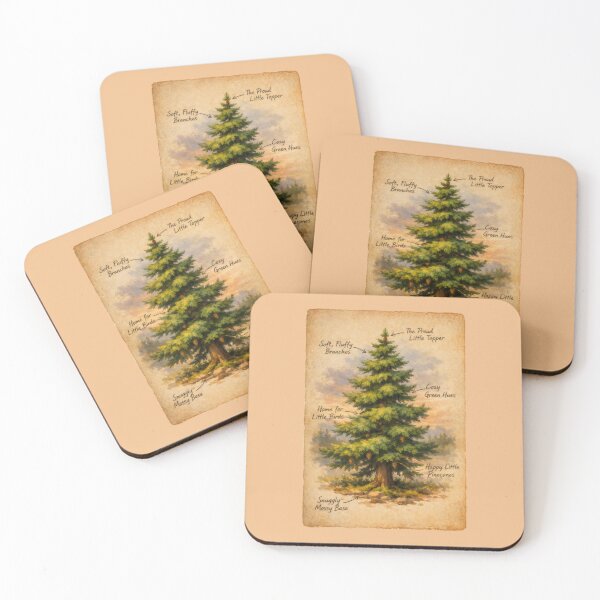 Item preview, Happy Little Trees Nature Illustration Bob Ross Style designed and sold by SplashTastic.