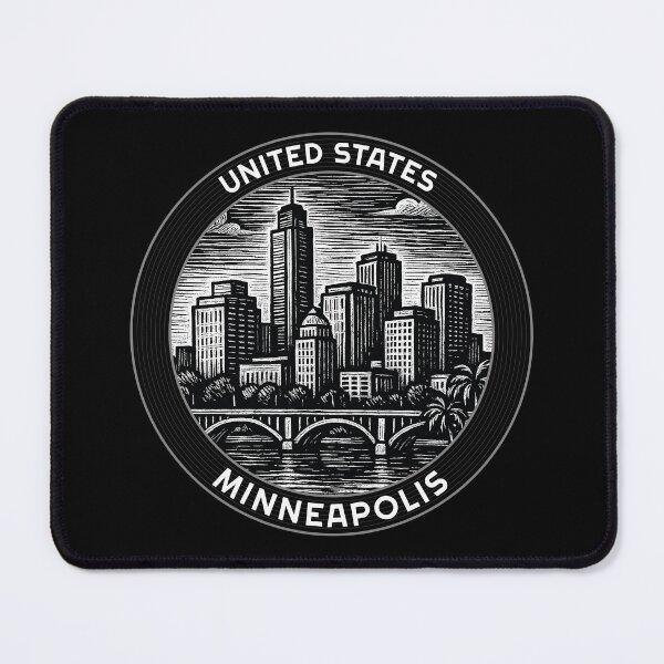 Item preview, Minneapolis USA Linocut Style  designed and sold by Thistle-TShop.