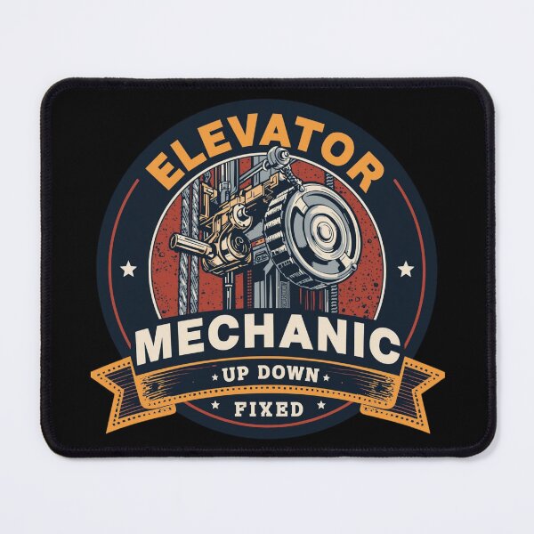 Item preview, Elevator Mechanic – Vertical Transport Crew designed and sold by KapiPrint.
