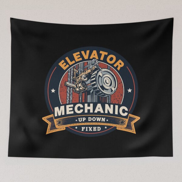 Item preview, Elevator Mechanic – Vertical Transport Crew designed and sold by KapiPrint.