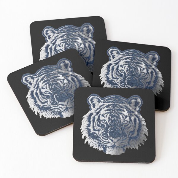 Item preview, White Tiger Patch Embroidery Fabric Stitched Patch designed and sold by HappyPatchClub.
