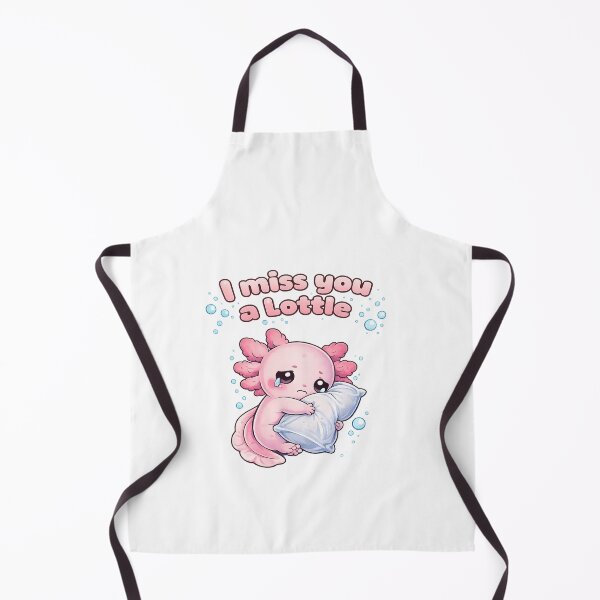 Item preview, I Miss You A Lottle Cute Axolotl Sad Kawaii Valentine Gift 2 designed and sold by Dianefromamsterdam.