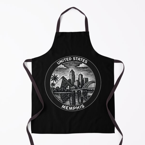 Item preview, Memphis USA Linocut Style  designed and sold by Thistle-TShop.