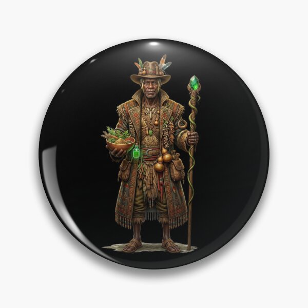 Item preview, Loko Atisou Vodou Loa Design – Sacred Haitian Spirit Art, Mystical Voodoo Illustration designed and sold by Cauldron Crafts.