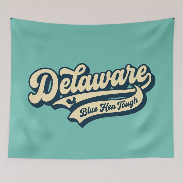 Item preview, Vintage Delaware Blue Hen Tough Retro State Pride designed and sold by Cozy-Old-Pub.