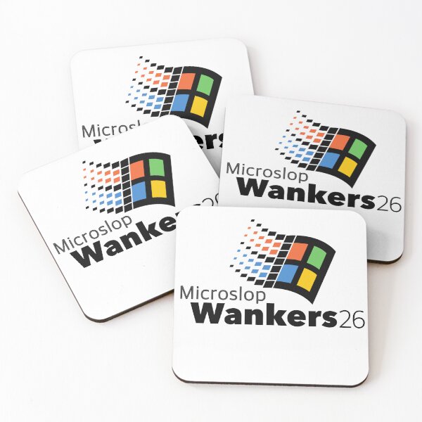 Item preview, Microslop Wankers 26 - Original Print designed and sold by DesignsByADiva.