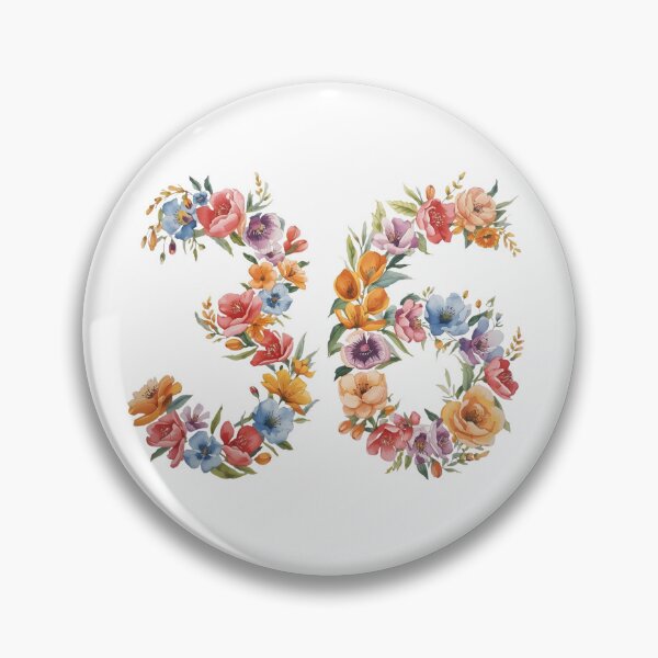 Item preview, 36th birthday flowers  watercolor. designed and sold by uunaa.