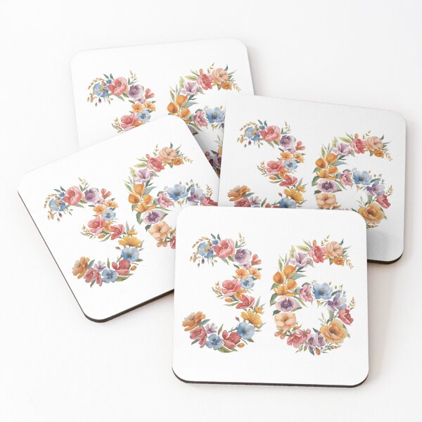 Item preview, 36th birthday flowers  watercolor. designed and sold by uunaa.