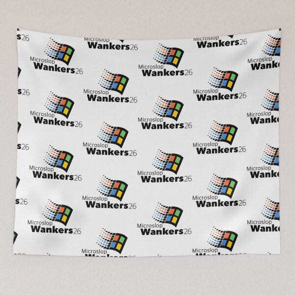 Item preview, Microslop Wankers 26 - Original Print designed and sold by DesignsByADiva.