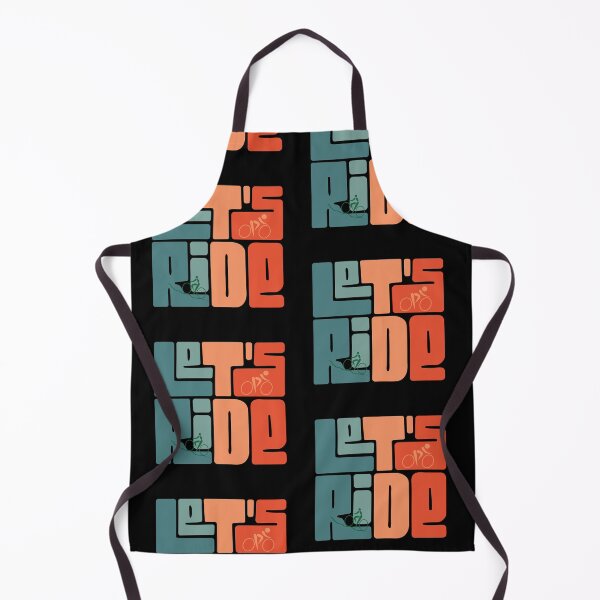 Item preview, Let's Ride Colorful Retro Cycling Art designed and sold by LoudVictory.