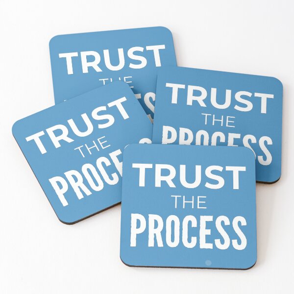 Item preview, Trust The Process Funny Motivational Quote Minimal T-Shirt Design designed and sold by 1TruthMatrix.