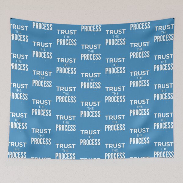 Item preview, Trust The Process Funny Motivational Quote Minimal T-Shirt Design designed and sold by 1TruthMatrix.