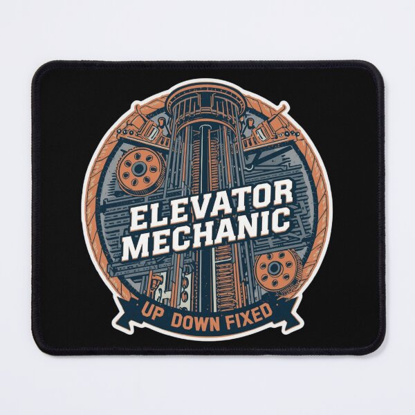 Item preview, Elevator Mechanic – Vertical Transport Crew designed and sold by KapiPrint.
