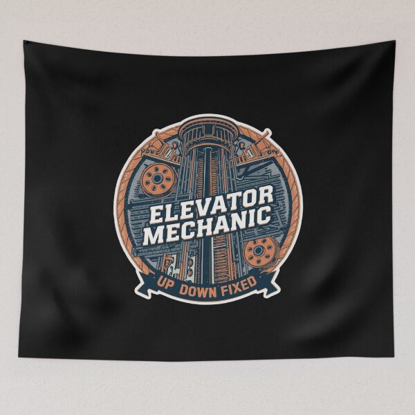 Item preview, Elevator Mechanic – Vertical Transport Crew designed and sold by KapiPrint.