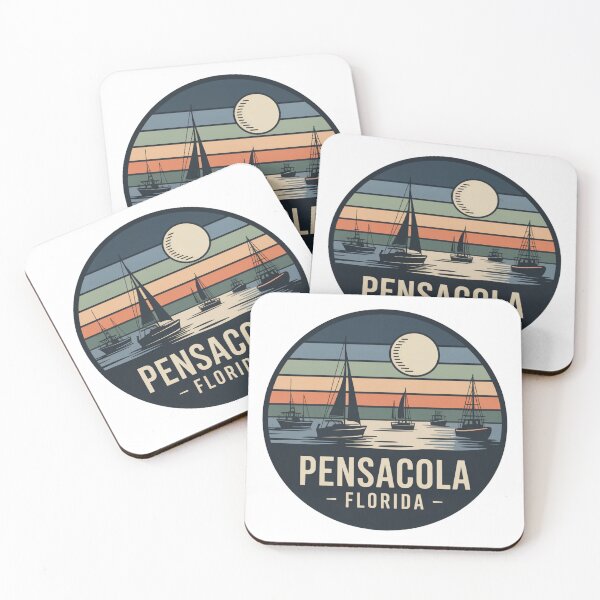 Item preview, Pensacola Florida: Sunset Coastal Sailboat designed and sold by CircinusStore.