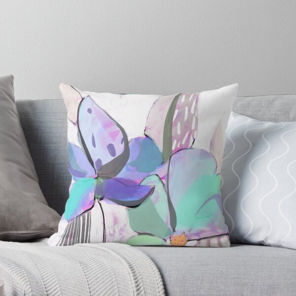 Item preview, Abstract Floral Art Print Pastel Botanical Illustration Modern Wall Art designed and sold by Brumart.