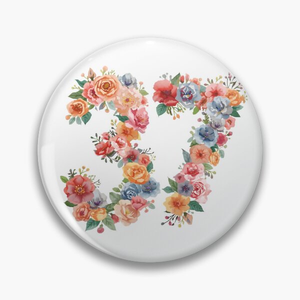 Item preview, 37th birthday flowers  watercolor. designed and sold by uunaa.