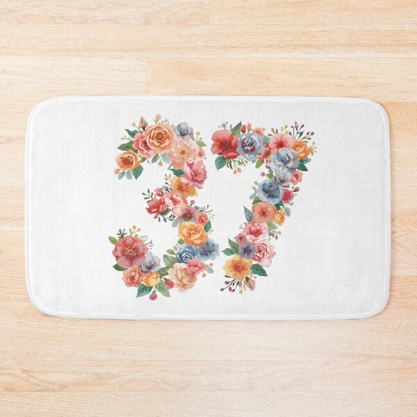 Item preview, 37th birthday flowers  watercolor. designed and sold by uunaa.