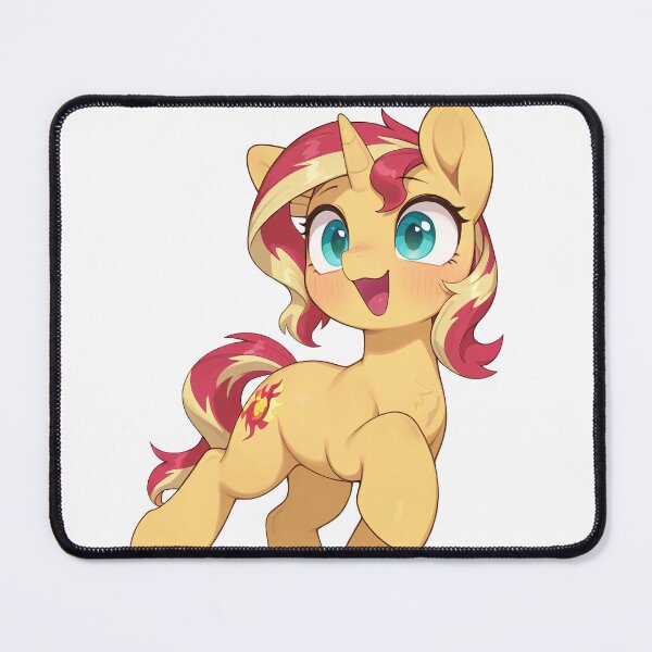 Item preview, Sunset Shimmer happy pony sticker designed and sold by CeluniaMoon's Art - Cute Furry, Anime, and More! .