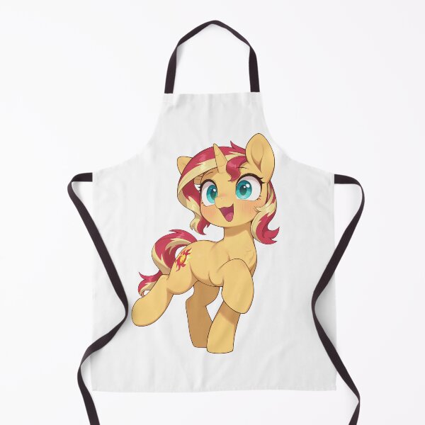 Aperçu de l'œuvre Autocollant poney heureux Sunset Shimmer créée et vendue par CeluniaMoon's Art - Cute Furry, Anime, and More! .