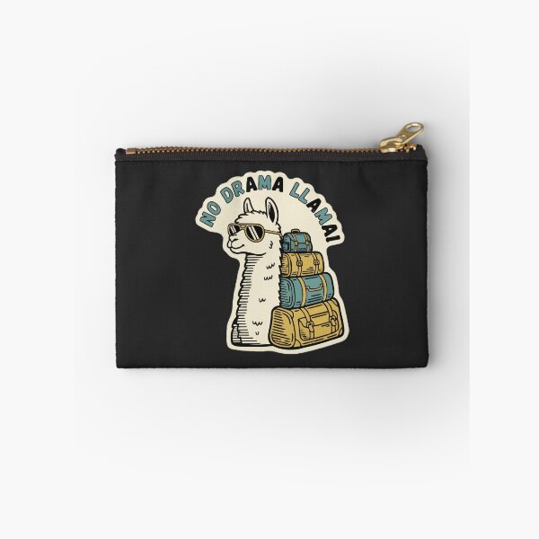 Item preview, "No Drama Llama" Funny Retro Travel Llama Vintage Luggage designed and sold by Cipher & Soul.