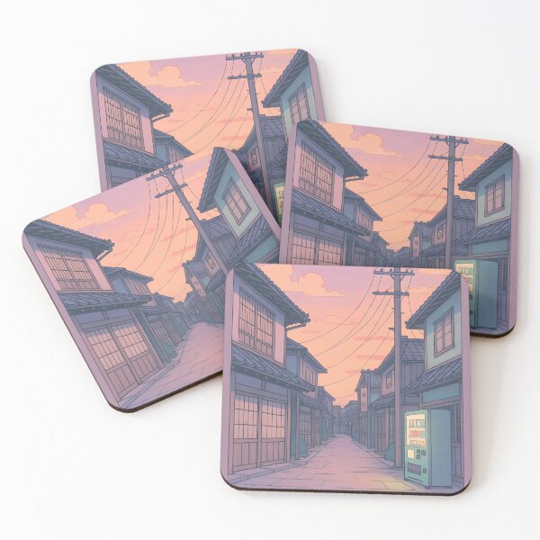 Item preview, Sunset in Tokyo - Retro Anime Lofi Aesthetic designed and sold by FSilk.