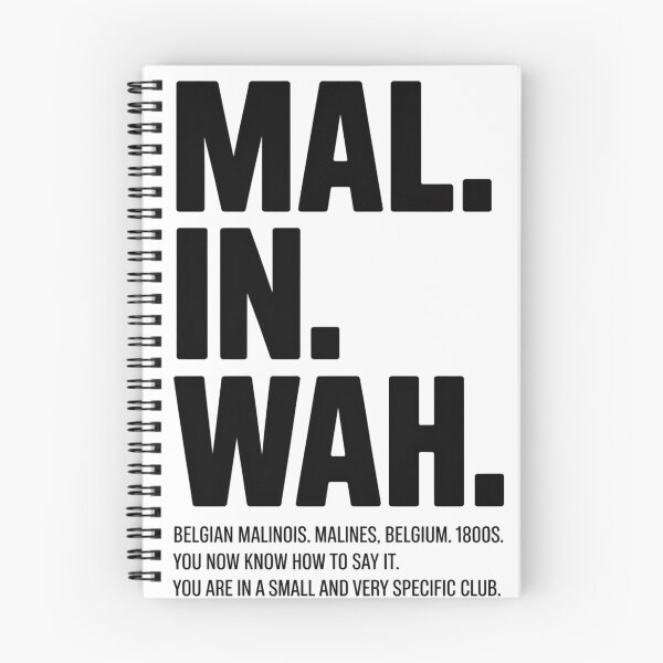 Item preview, Its Pronounced MAL in WAH Belgian Malinois T-Shirt Funny Malinois Pronunciation Shirt Dog Owner Gift Malinois Humor Tee designed and sold by InkTheoryStudio.