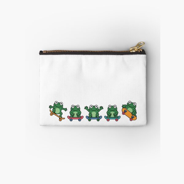 Item preview, Row of Skateboarding Frogs designed and sold by YV Designs & Stuff.