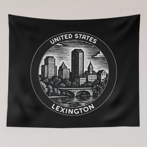 Item preview, Lexington USA Linocut Style  designed and sold by Thistle-TShop.
