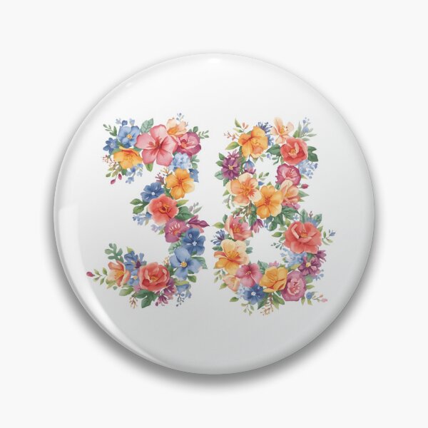 Item preview, 38th birthday flowers  watercolor. designed and sold by uunaa.